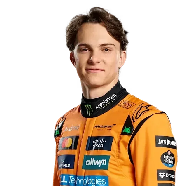 Oscar Piastri in his McLaren racing suit